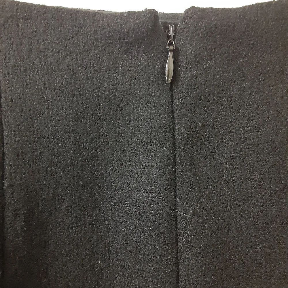 Dior Elegant Black Double-Breasted Pea Coat